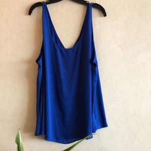 TORRID [NWOT] Sheer Blue Sleeveless Tunic